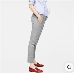 EUC Hatch x Jcrew Plaid Gray Ankle Pants - Sz 1 (small)